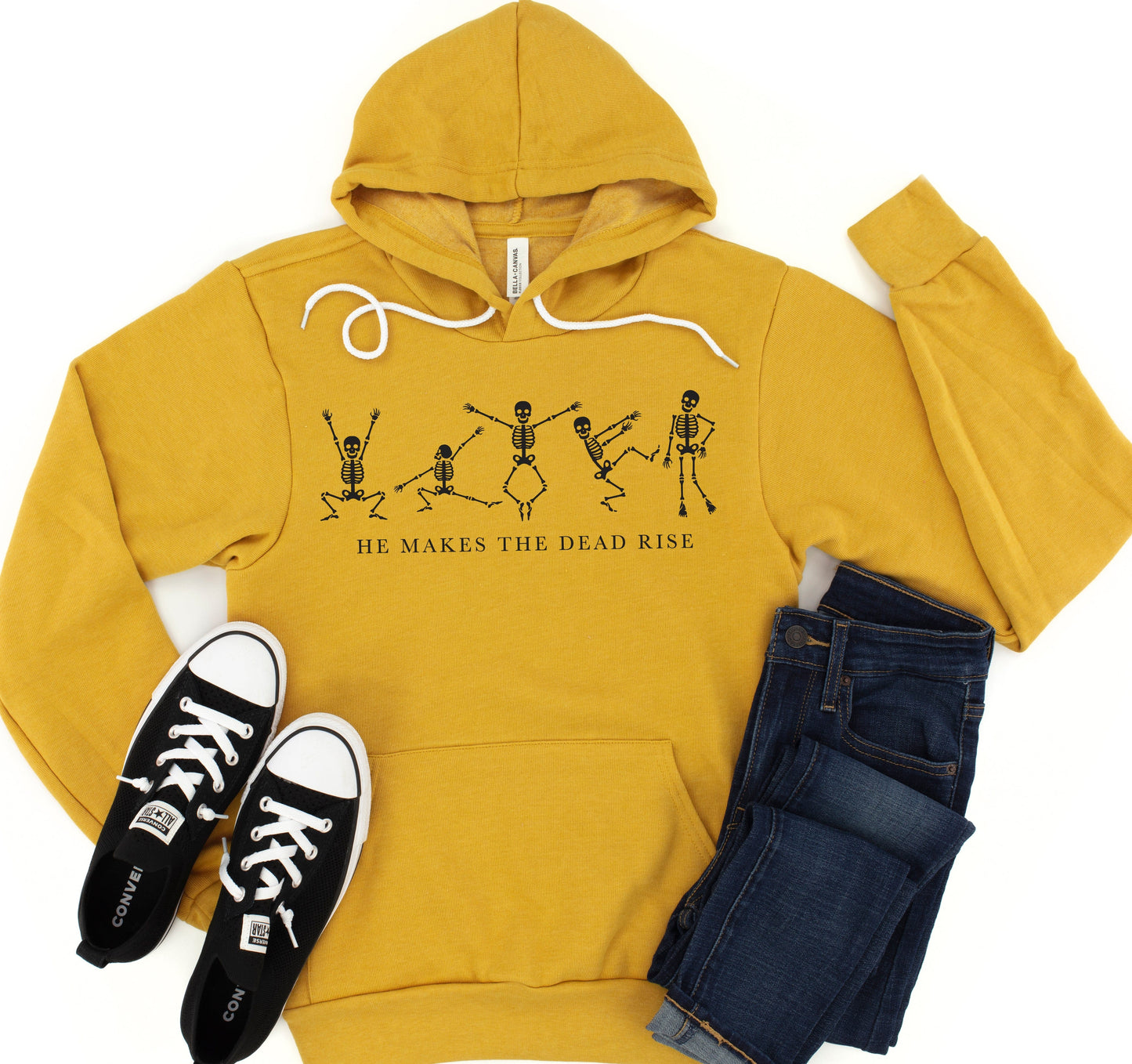 He Makes The Dead Rise Fall Premium Fleece Hoodie