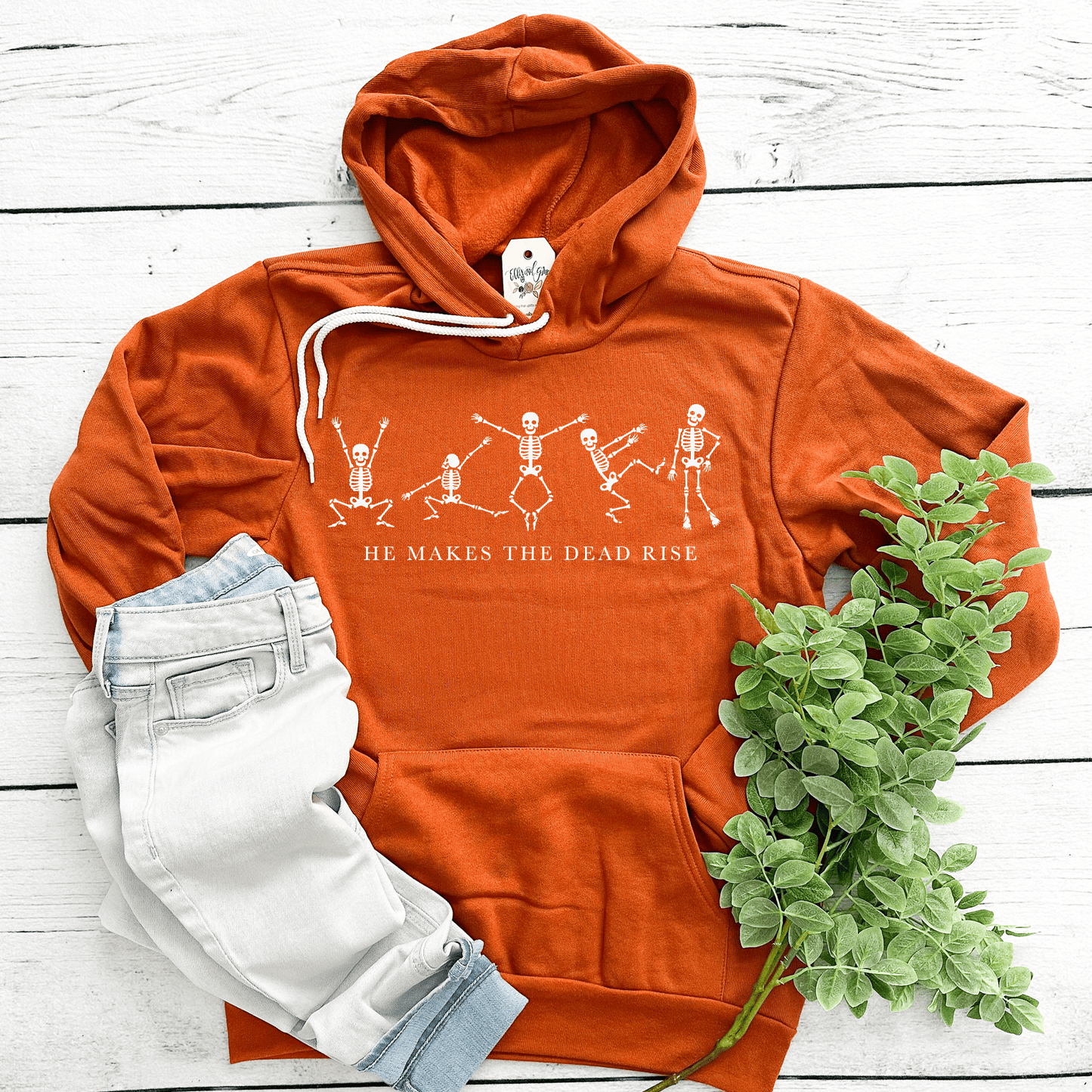 He Makes The Dead Rise Fall Premium Fleece Hoodie