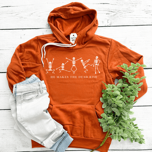 He Makes The Dead Rise Fall Premium Fleece Hoodie