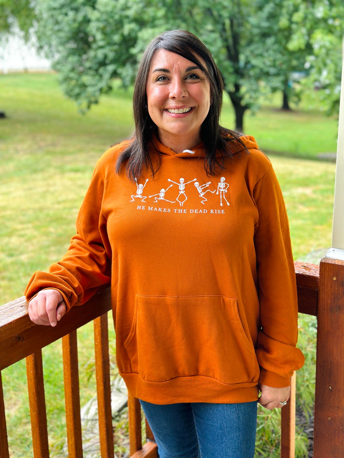 He Makes The Dead Rise Fall Premium Fleece Hoodie