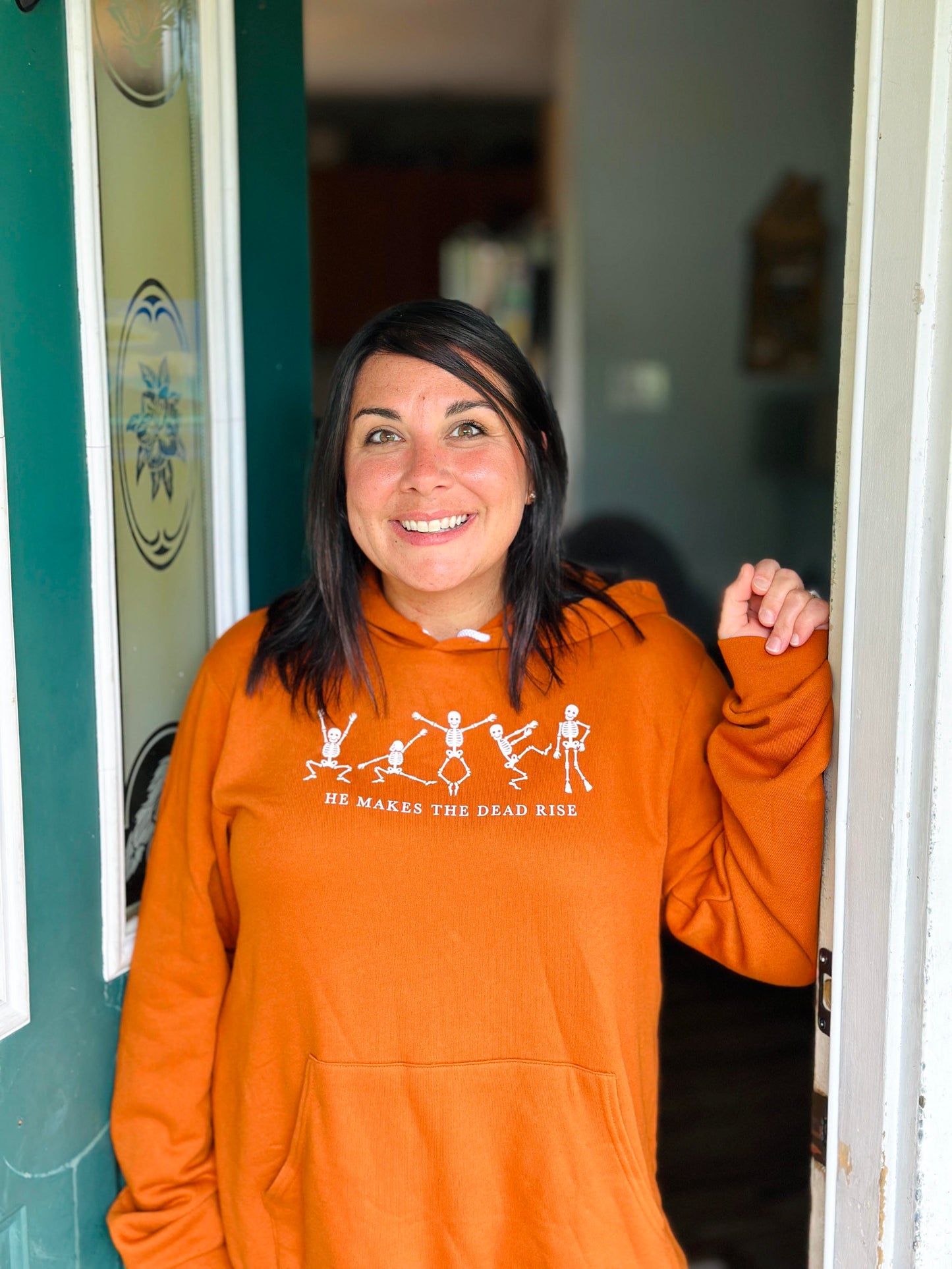 He Makes The Dead Rise Fall Premium Fleece Hoodie