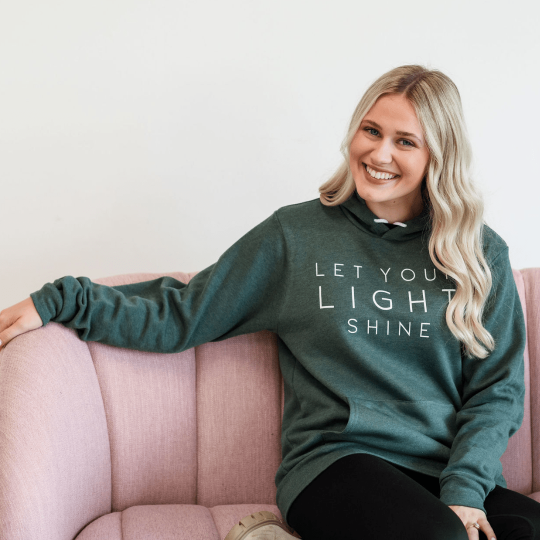 Let Your Light Shine Premium Fleece Hoodie