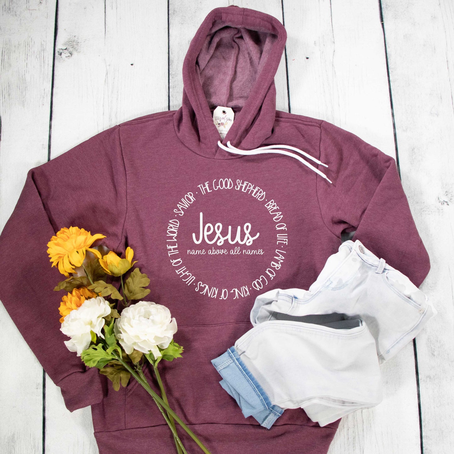 Name Above All Names Premium Fleece Hoodie