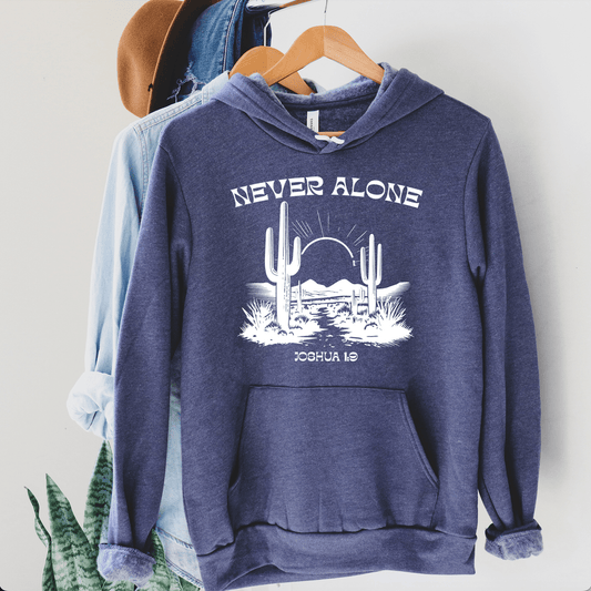 Never Alone Premium Fleece Hoodie