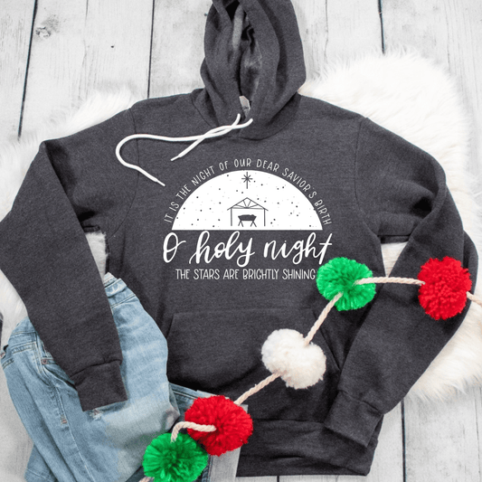 O Holy Night Premium Fleece Hoodie