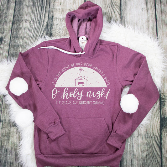 O Holy Night Premium Fleece Hoodie