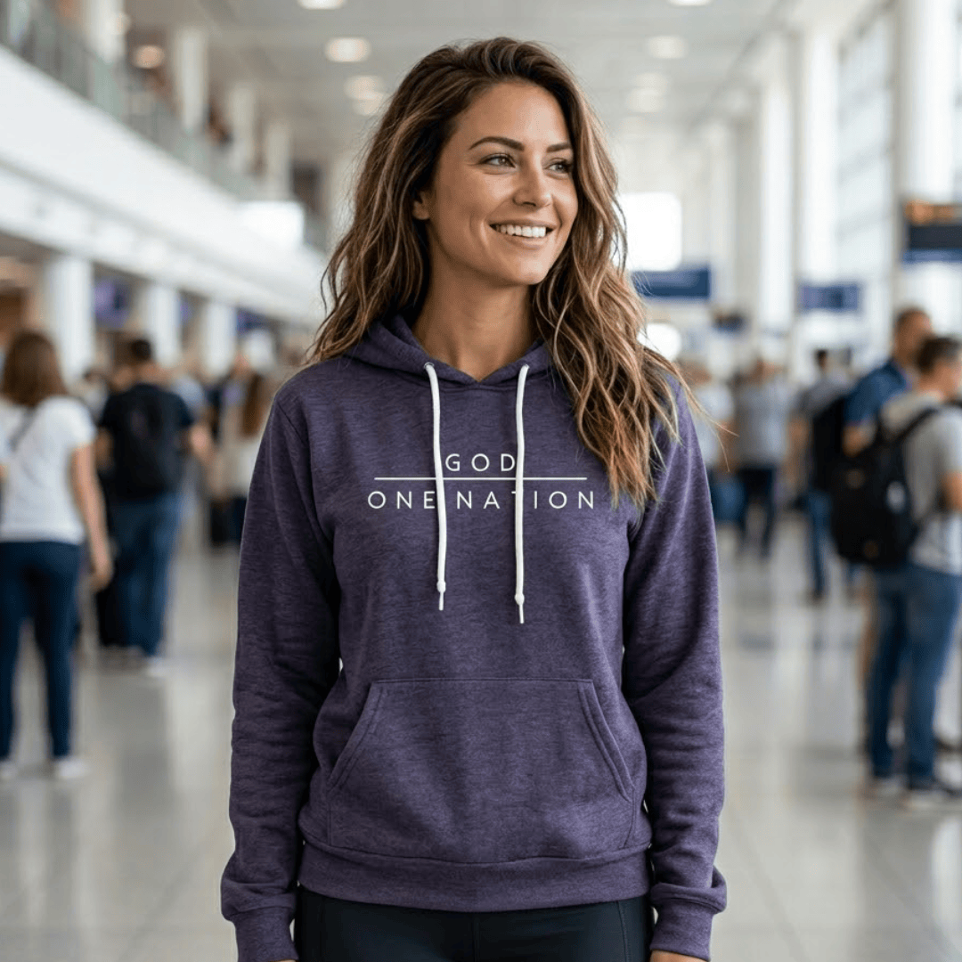 One Nation Under God Premium Fleece Hoodie