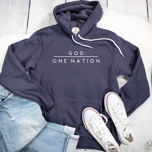 One Nation Under God Premium Fleece Hoodie