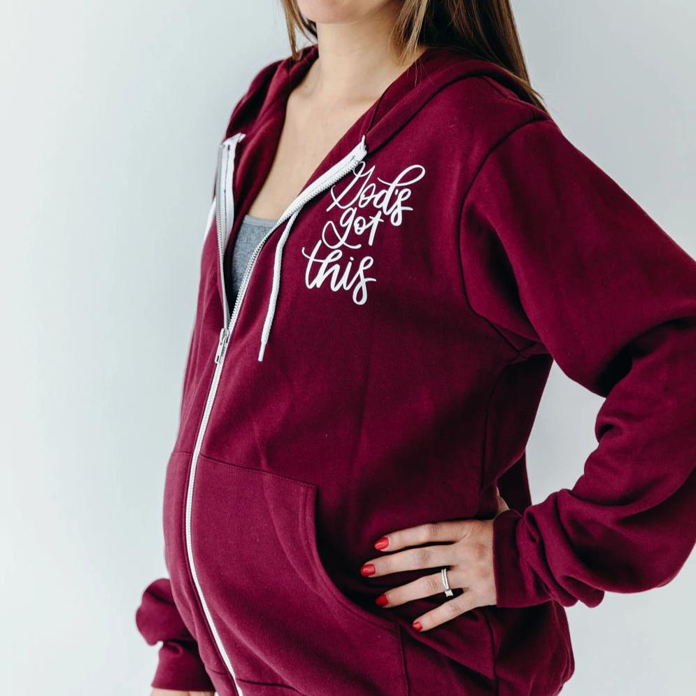 God's Got This Premium Fleece Zip Up Hoodie