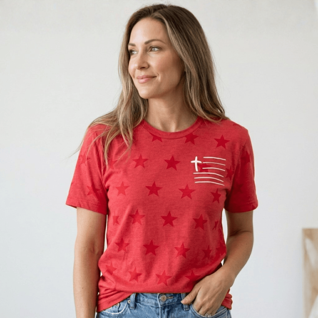 Cross Flag Unisex Star Tee