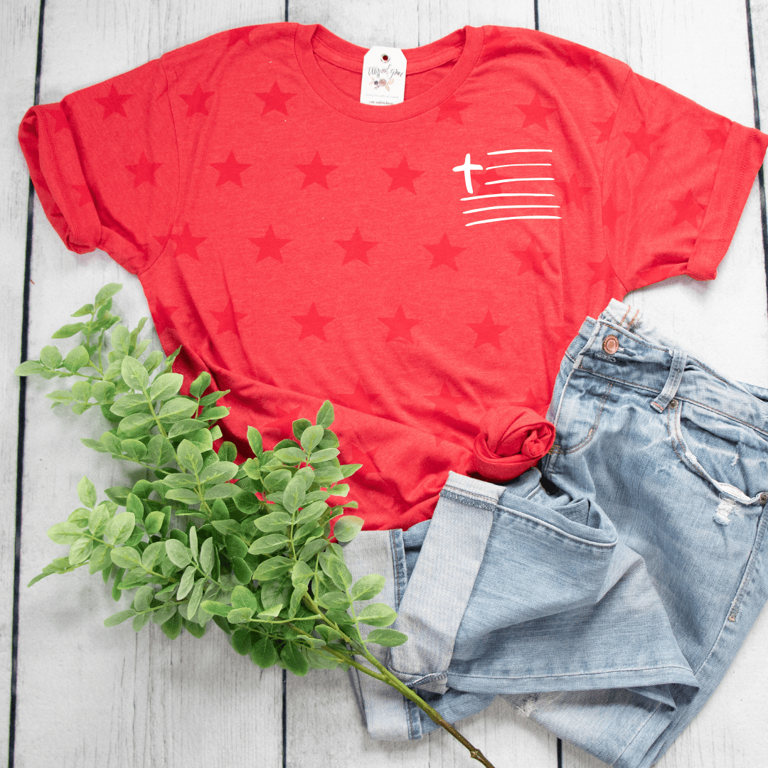 Cross Flag Unisex Star Tee