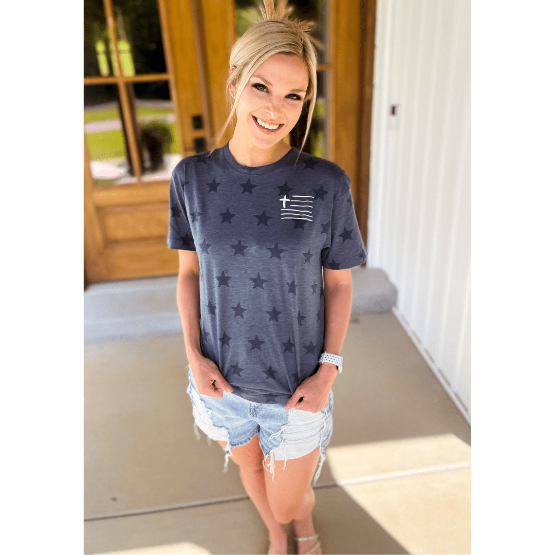 Cross Flag Unisex Star Tee