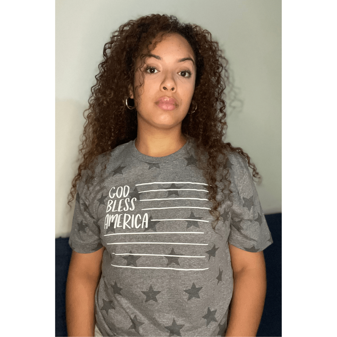 God Bless America Unisex Star Tee