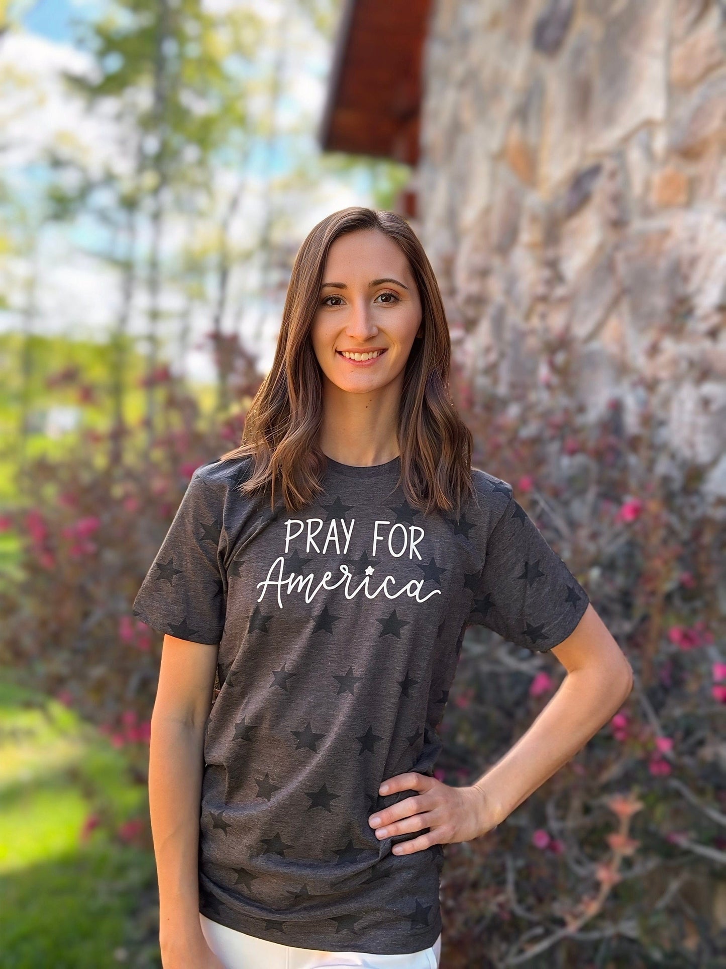 Pray for America Star Unisex Tee