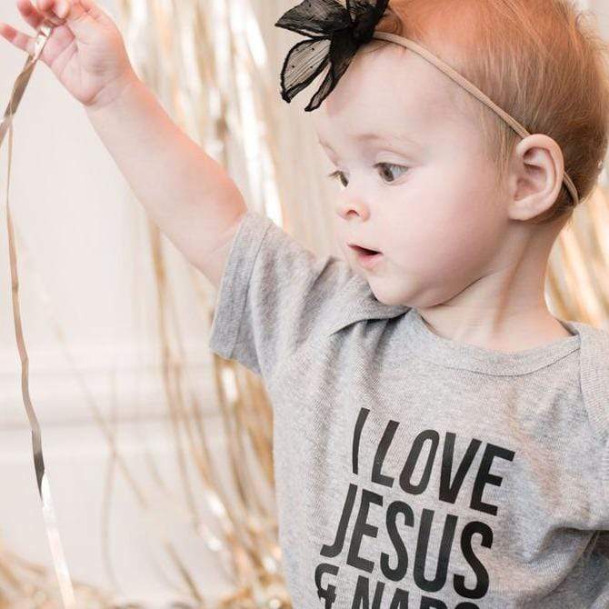 I Love Jesus and Naps Infant Bodysuit