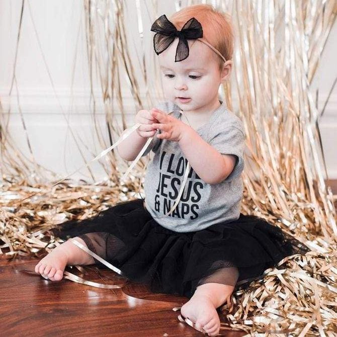 I Love Jesus and Naps Infant Bodysuit