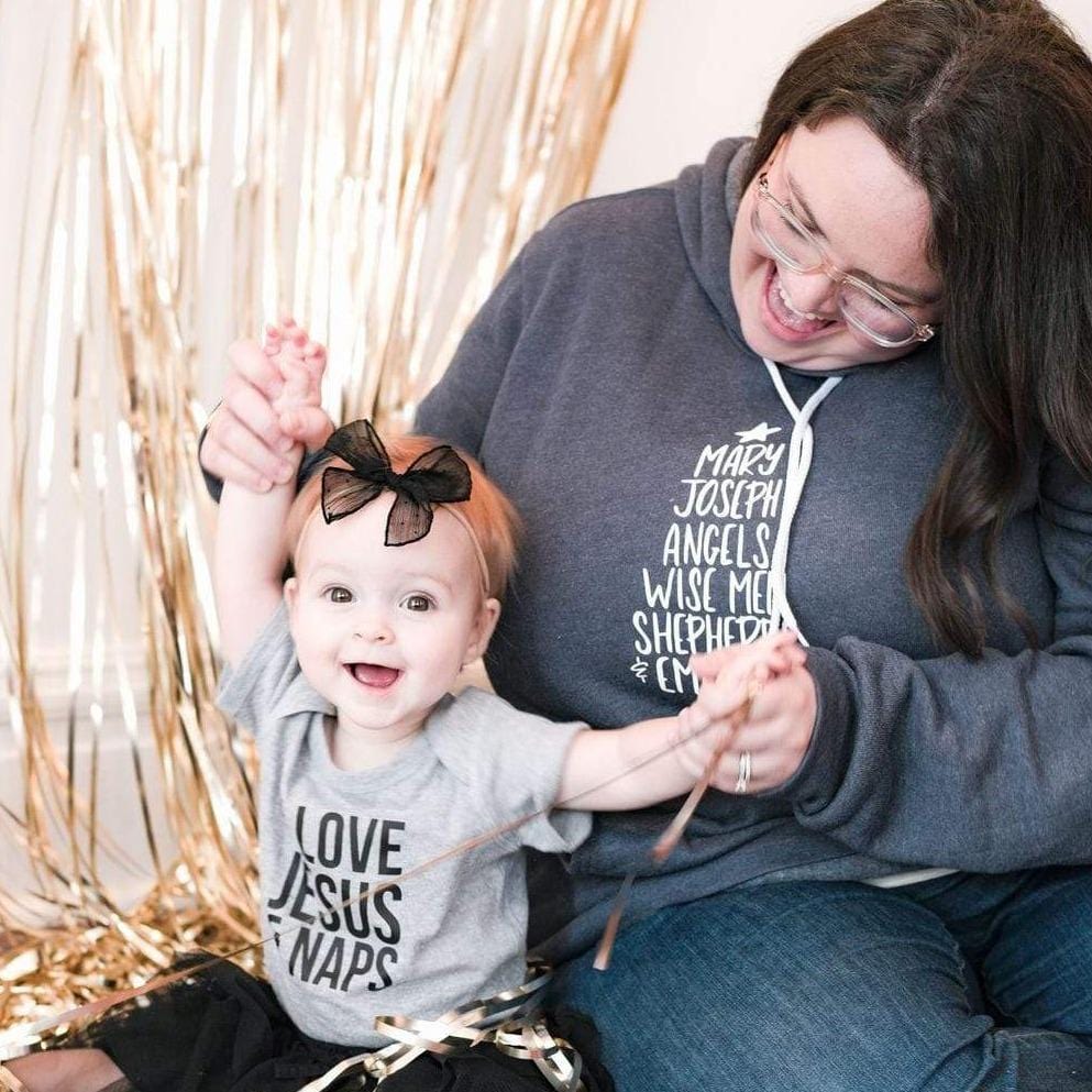 I Love Jesus and Naps Infant Bodysuit