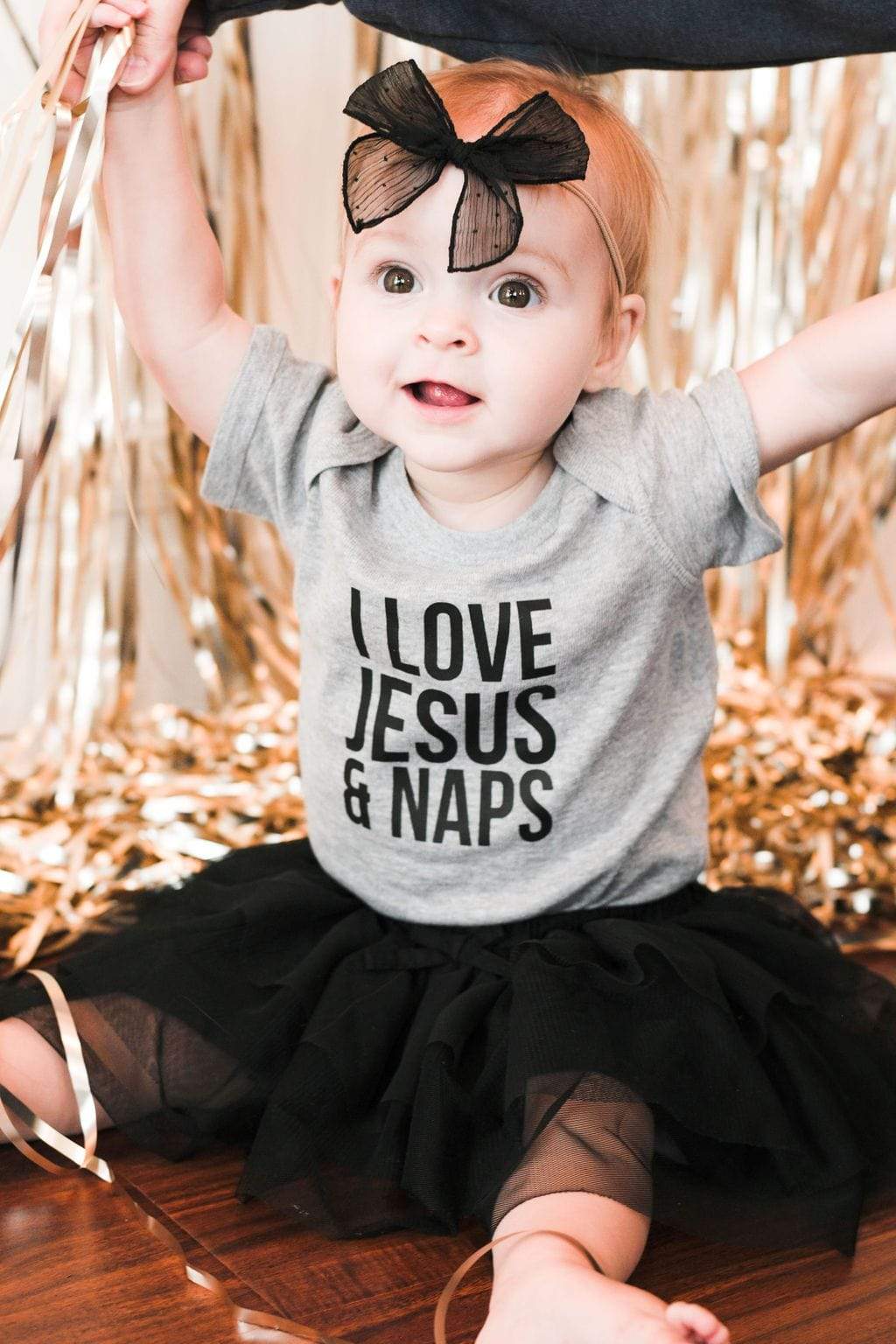 I Love Jesus and Naps Infant Bodysuit