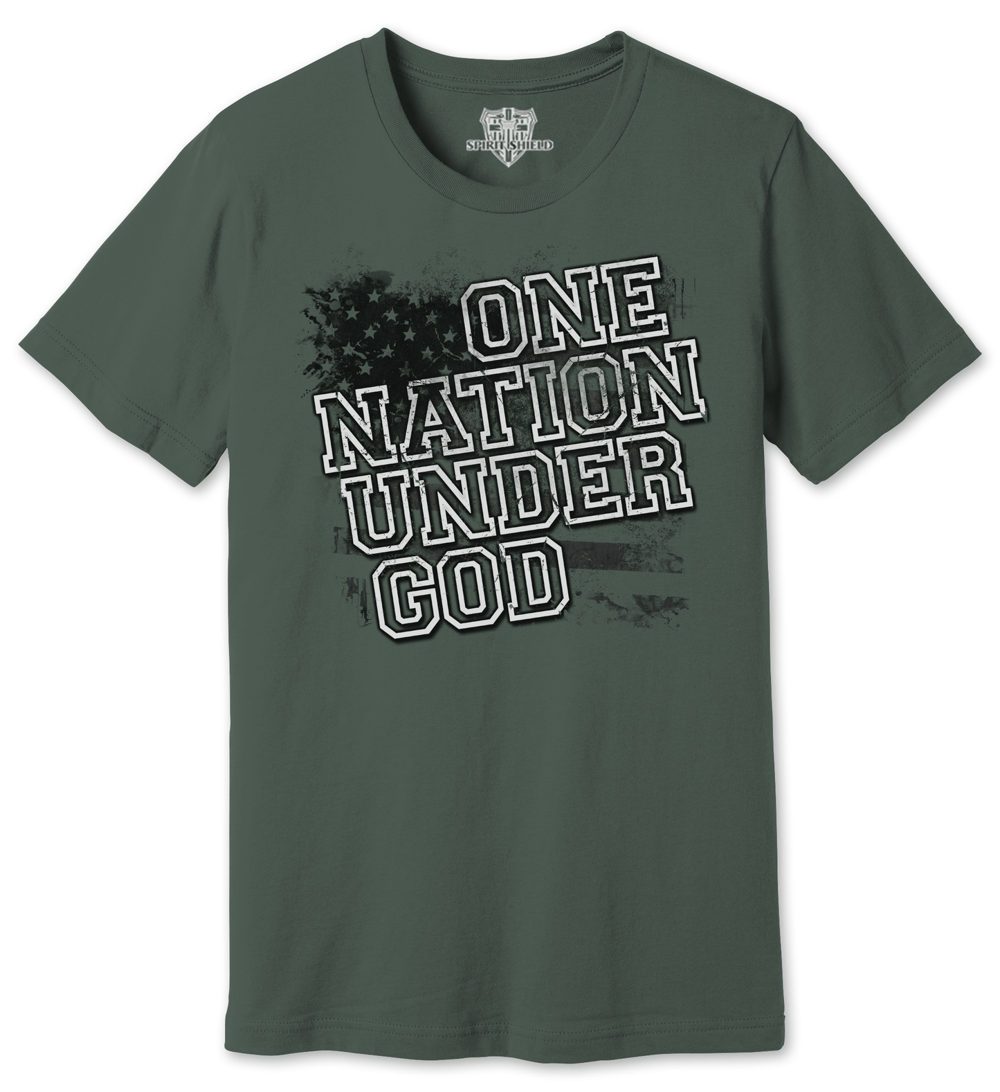 One Nation Under God Men's Multicolor Unisex Shirt