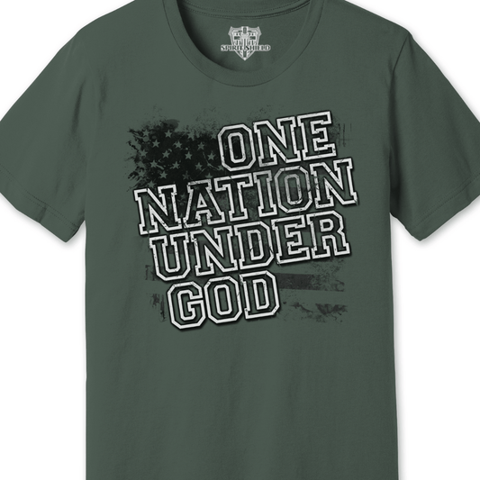 One Nation Under God Men's Multicolor Unisex Shirt