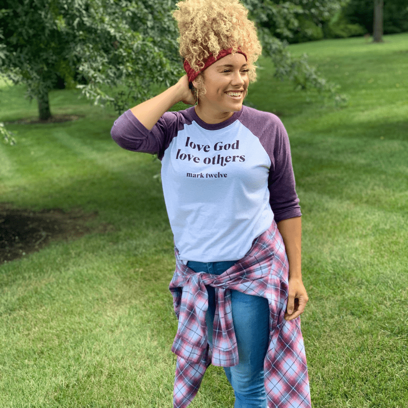 Love God Love Others Raglan