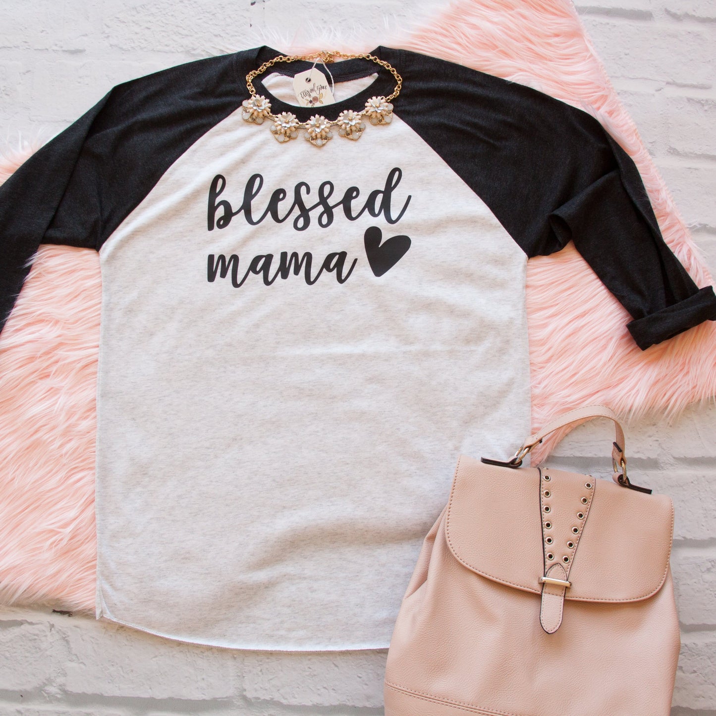 Blessed Mama Raglan