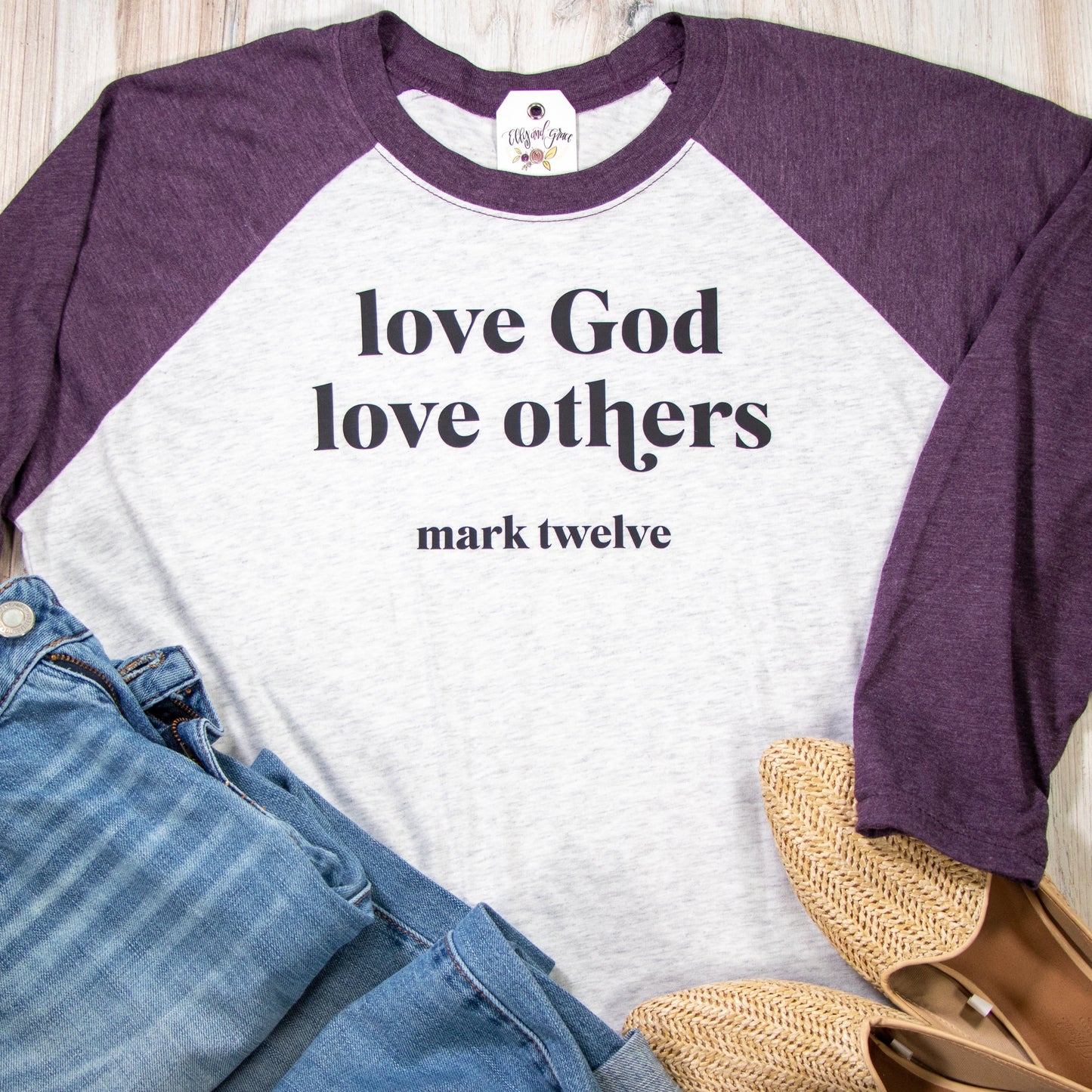 Love God Love Others Raglan