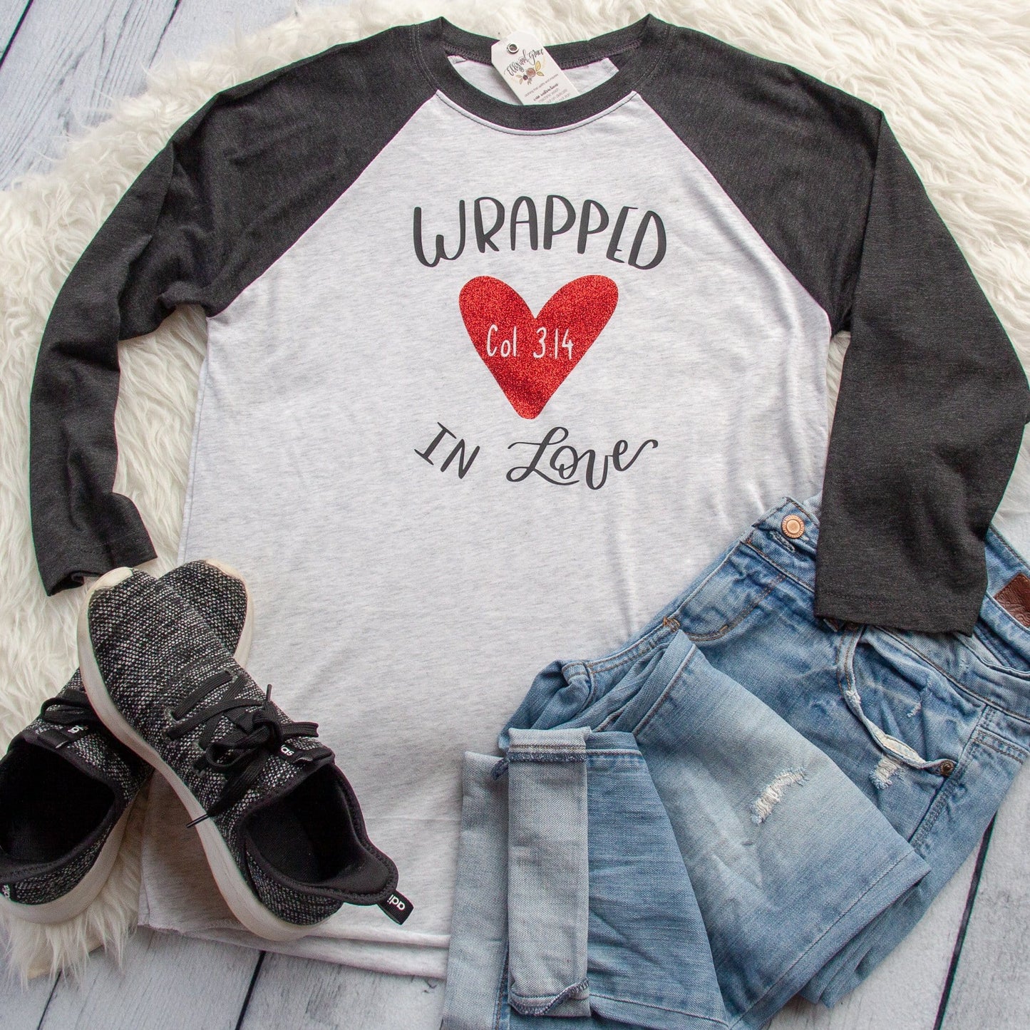 Wrapped in Love Raglan