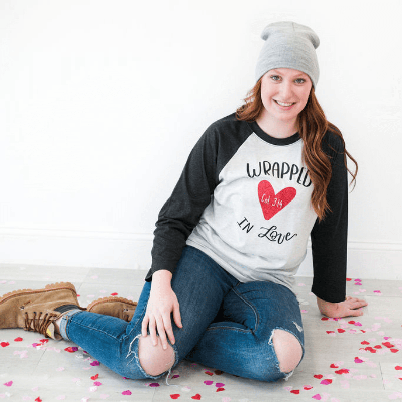 Wrapped in Love Raglan