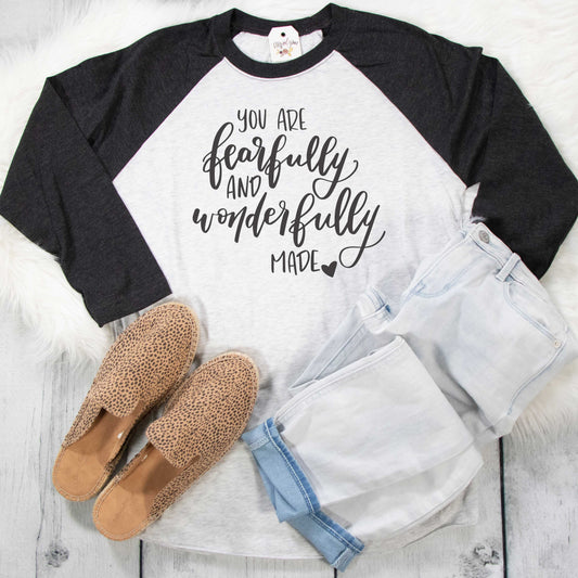 You are Fearfully and Wonderfully Made Raglan