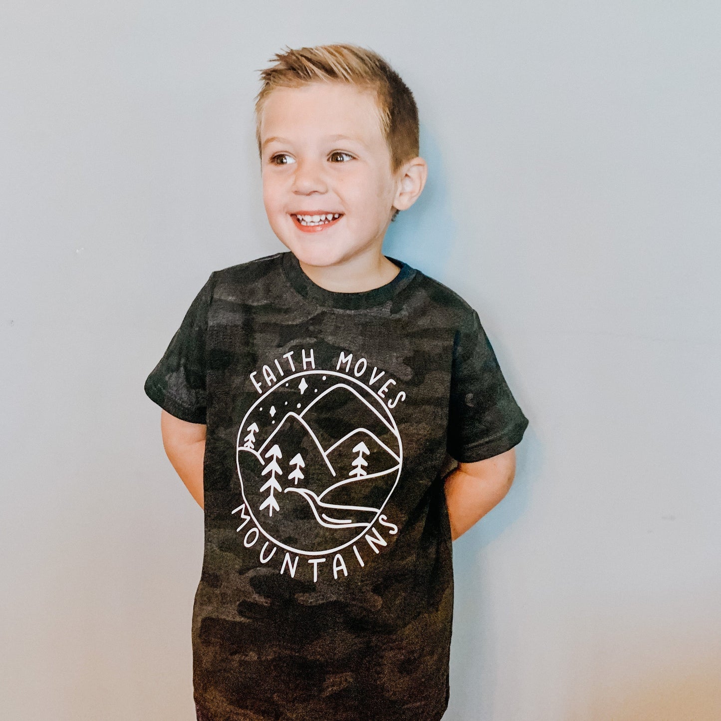 Faith Moves Mountains Unisex Youth Shirt