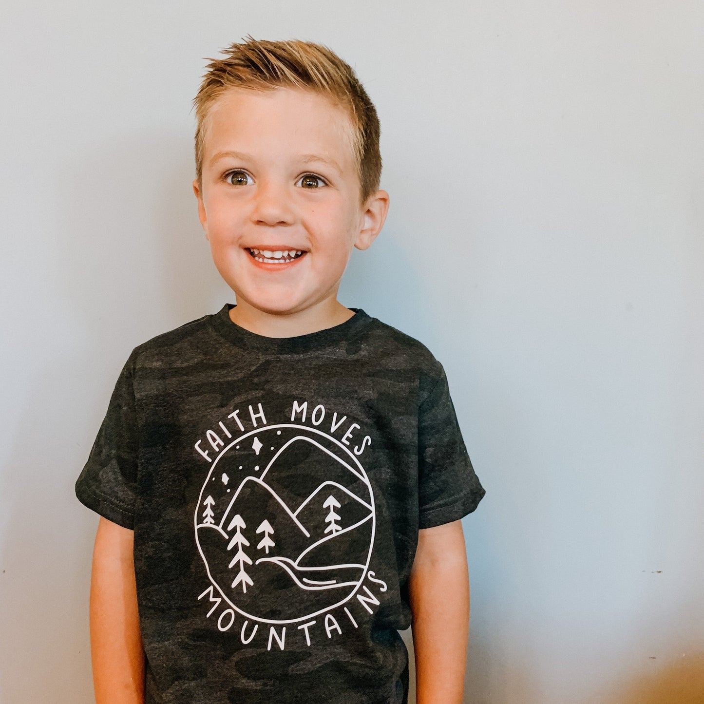 Faith Moves Mountains Unisex Youth Shirt