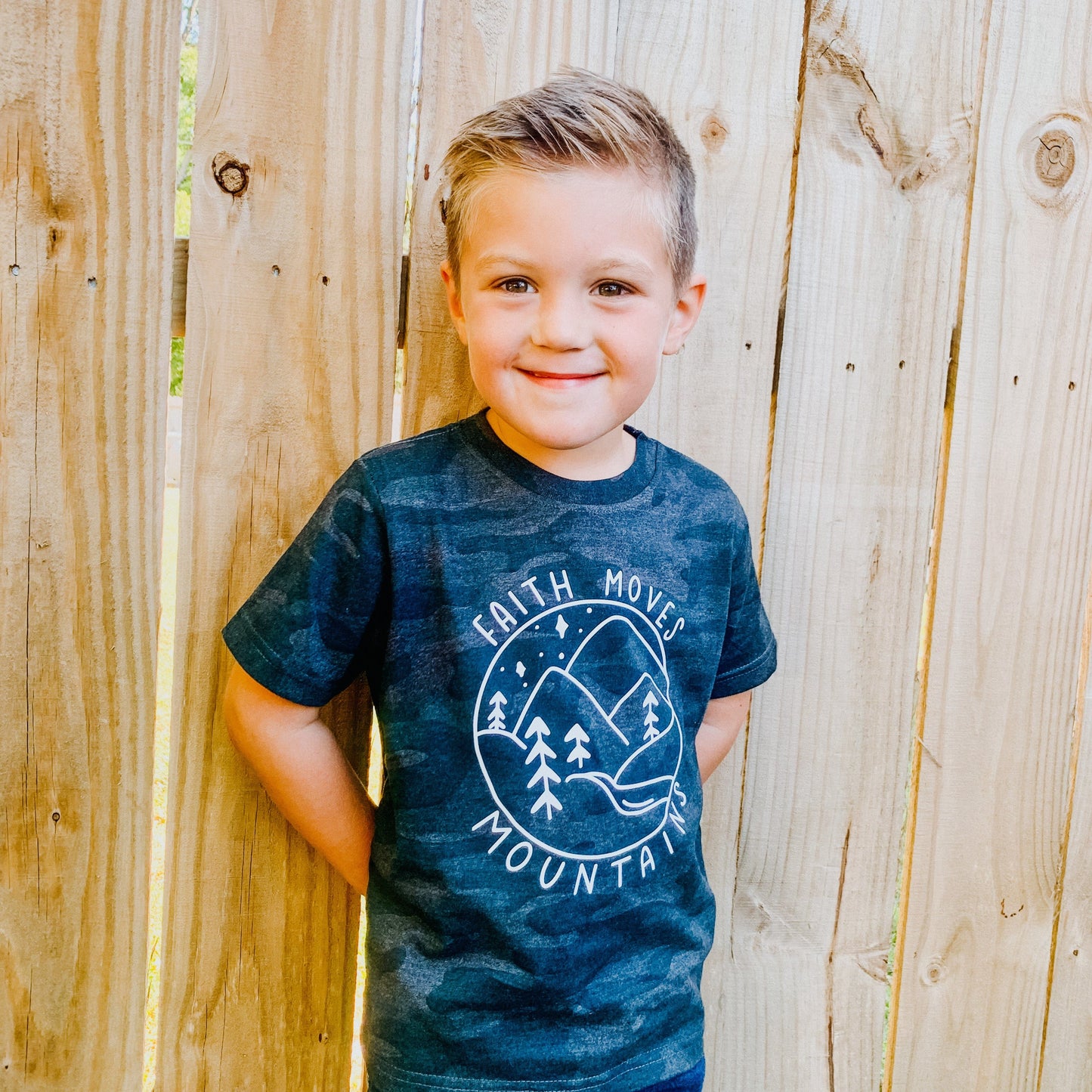 Faith Moves Mountains Unisex Youth Shirt