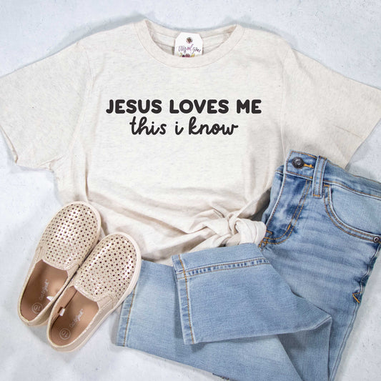 Jesus Loves Me This I Know Unisex Youth Shirt