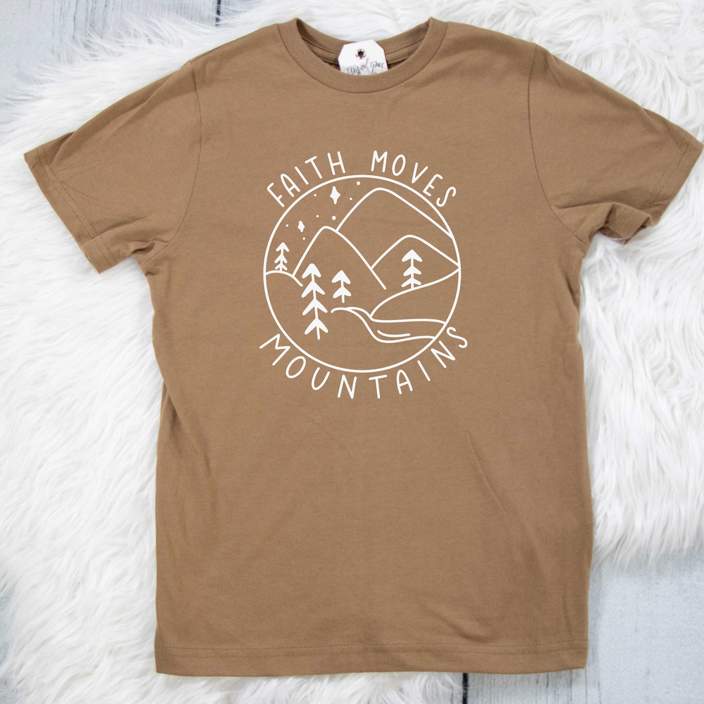 Faith Moves Mountains Unisex Youth Shirt