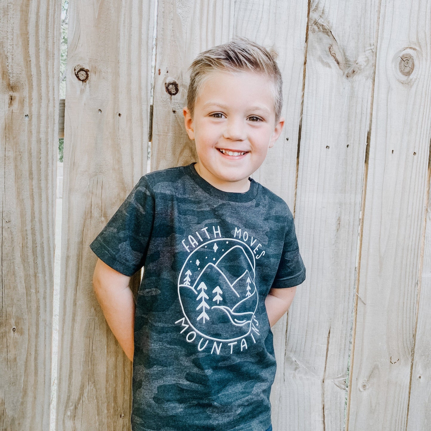 Faith Moves Mountains Unisex Youth Shirt