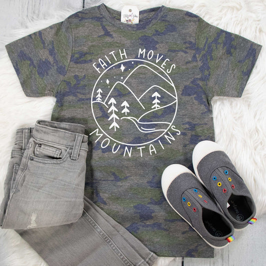 Faith Moves Mountains Unisex Youth Shirt