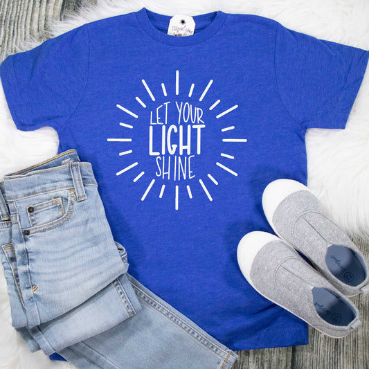 Let Your Light Shine Unisex Youth Shirt