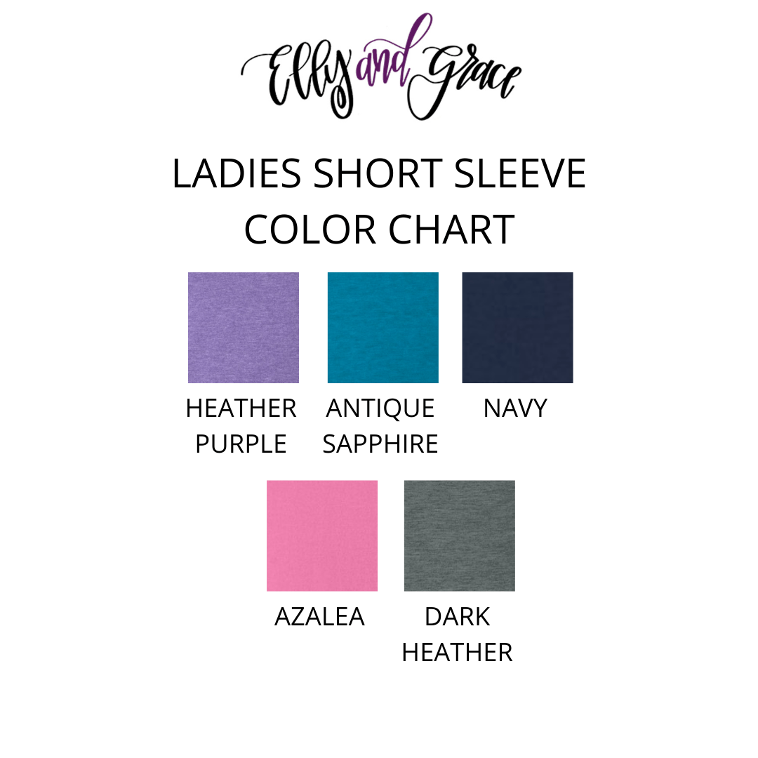 Be Who God Made You To Be Ladies Fit Short Sleeve Shirt