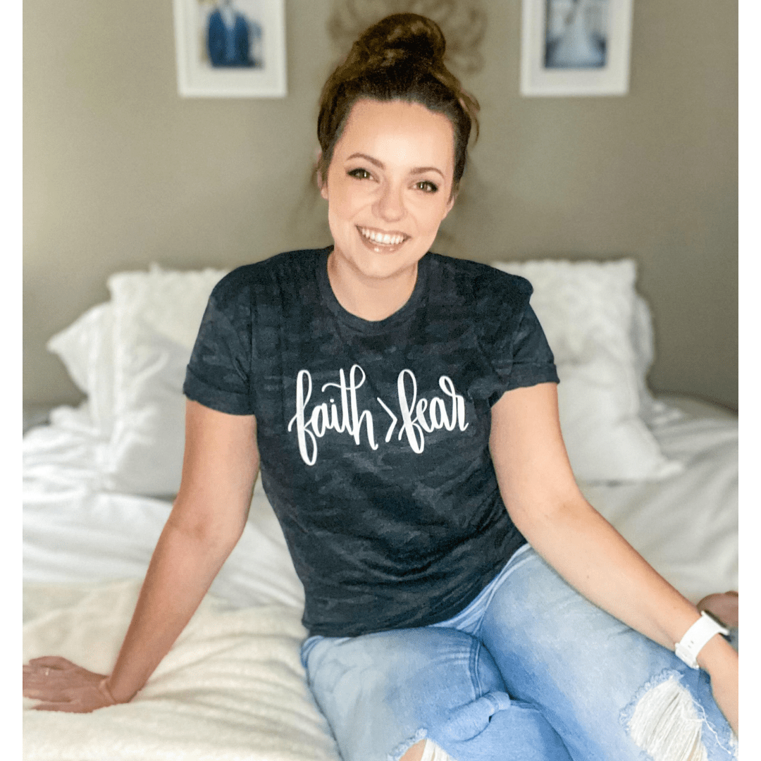 Faith Over Fear Camo Unisex Tee