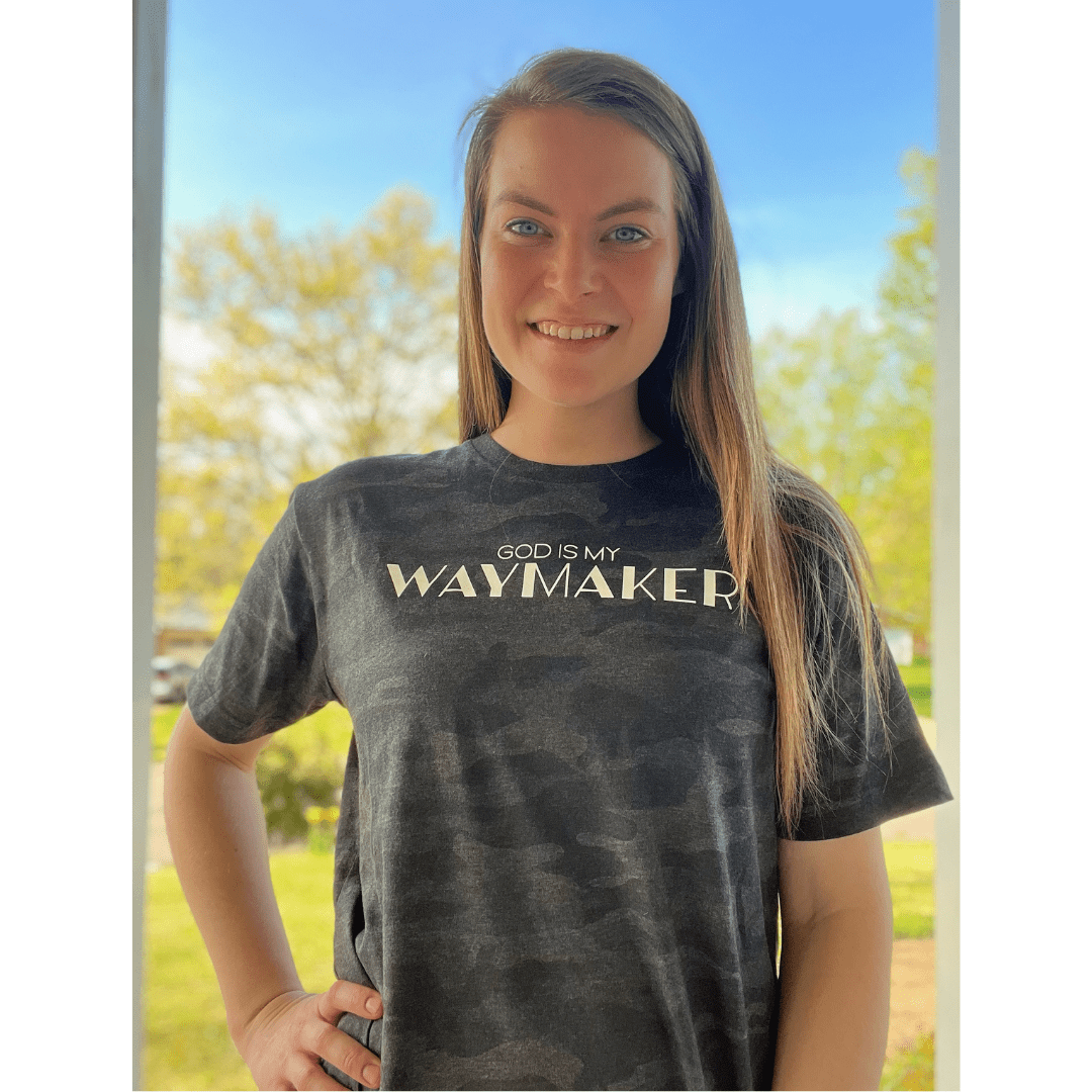 God is My Way Maker Camo Unisex Tee