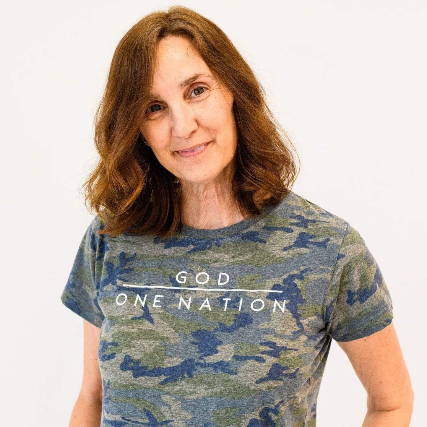 One Nation Under God Camo Unisex Tee