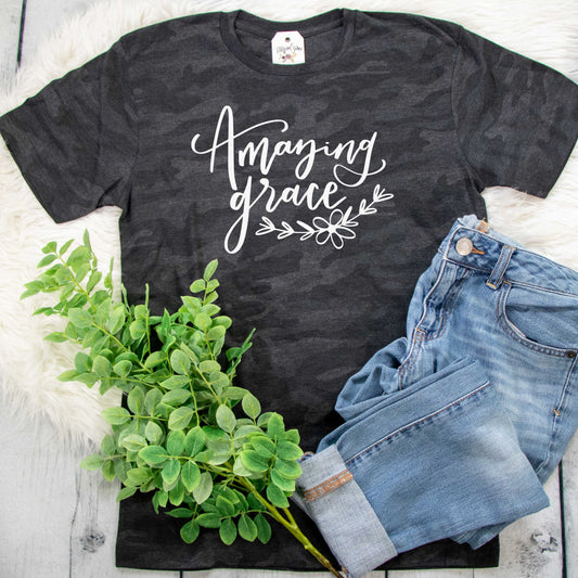 Amazing Grace Camo Unisex Tee