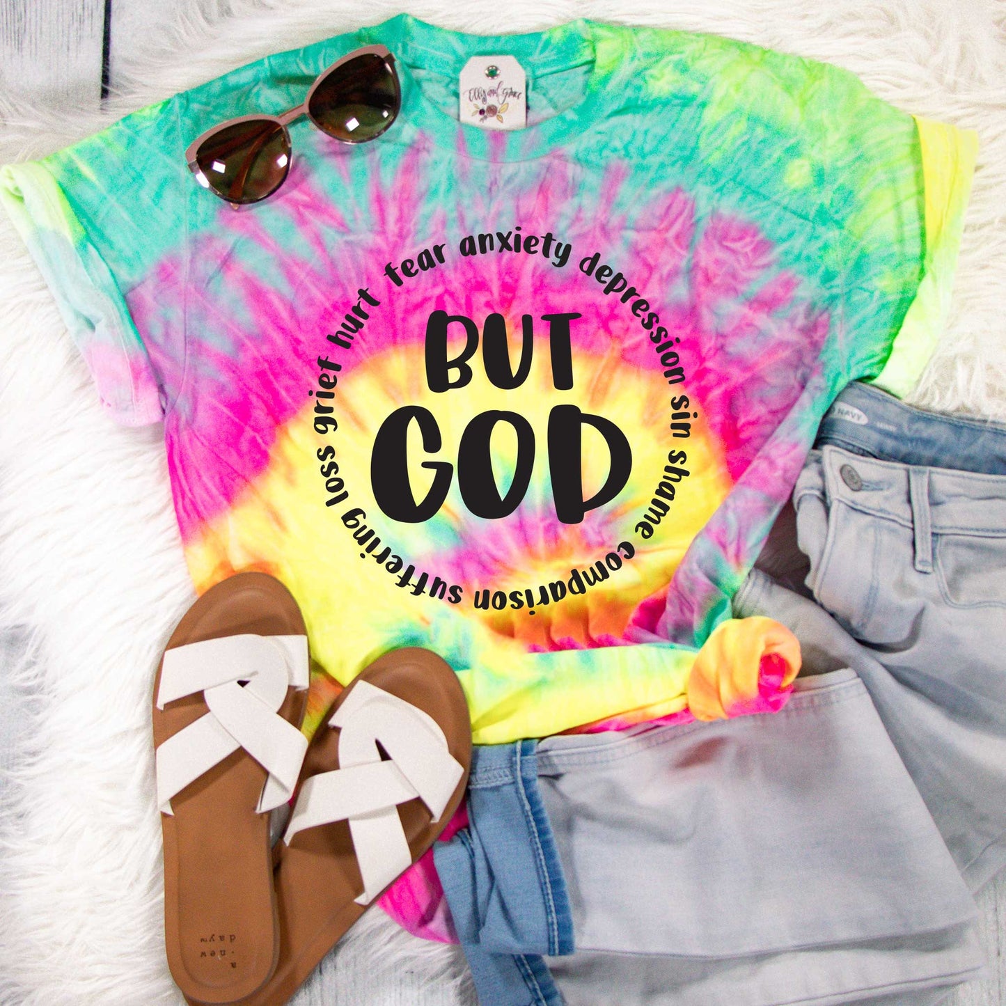 But God Tie Dye Unisex Shirt