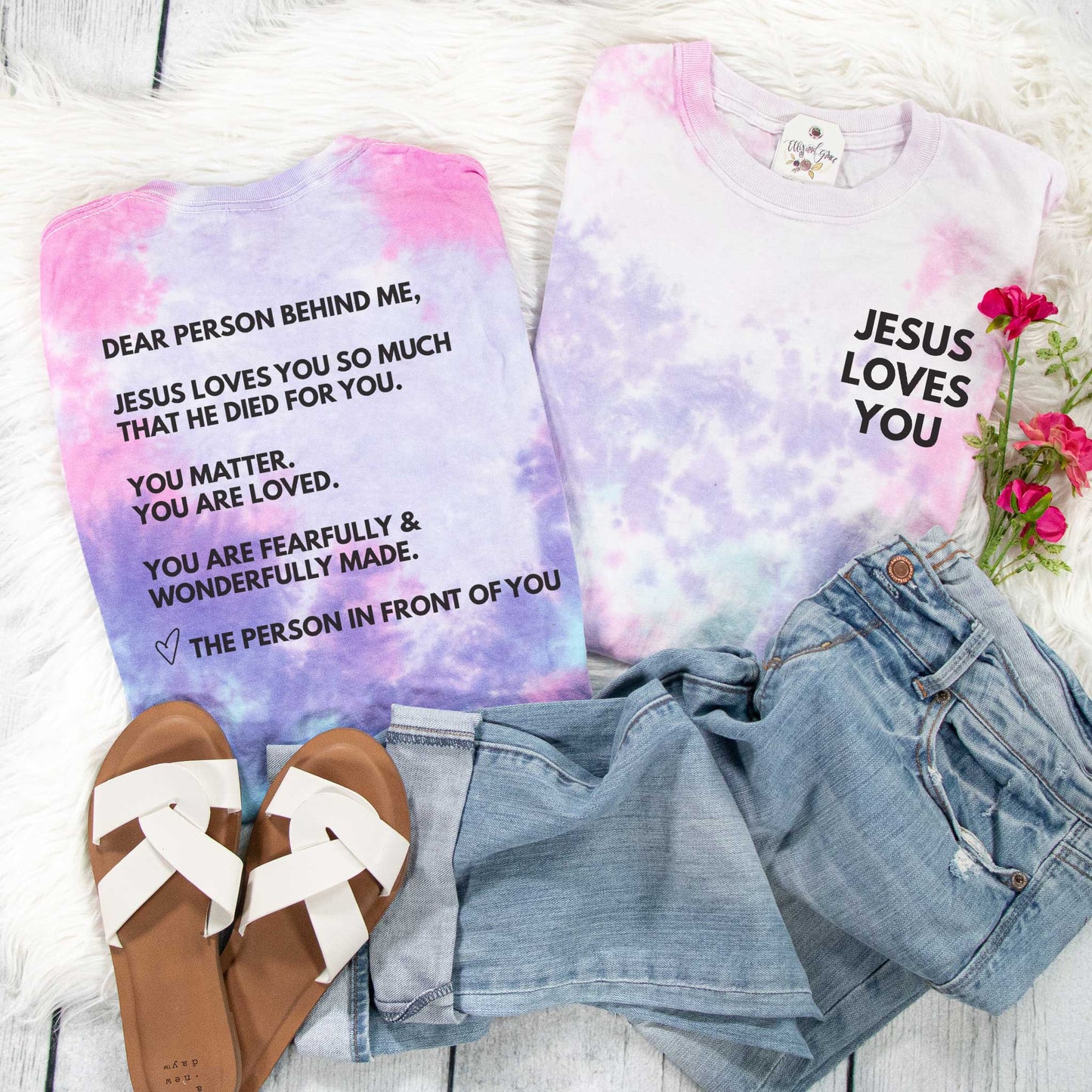Dear Person Behind Me Tie Dye Unisex Shirt