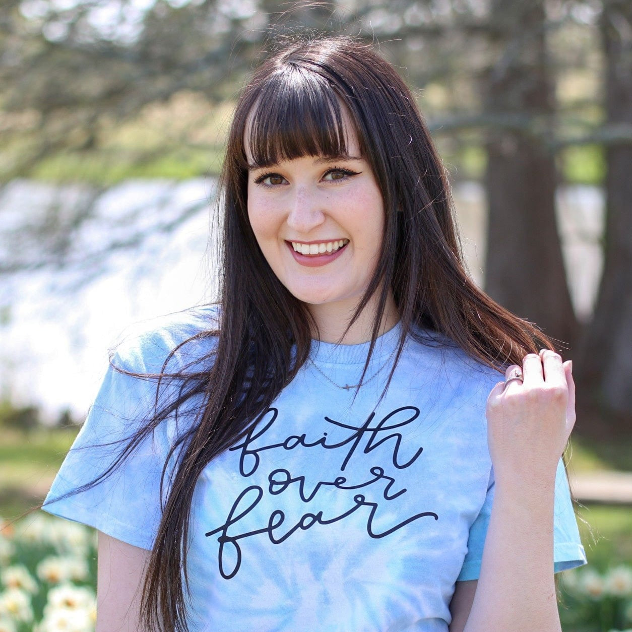 Faith Over Fear Tie Dye Unisex Shirt