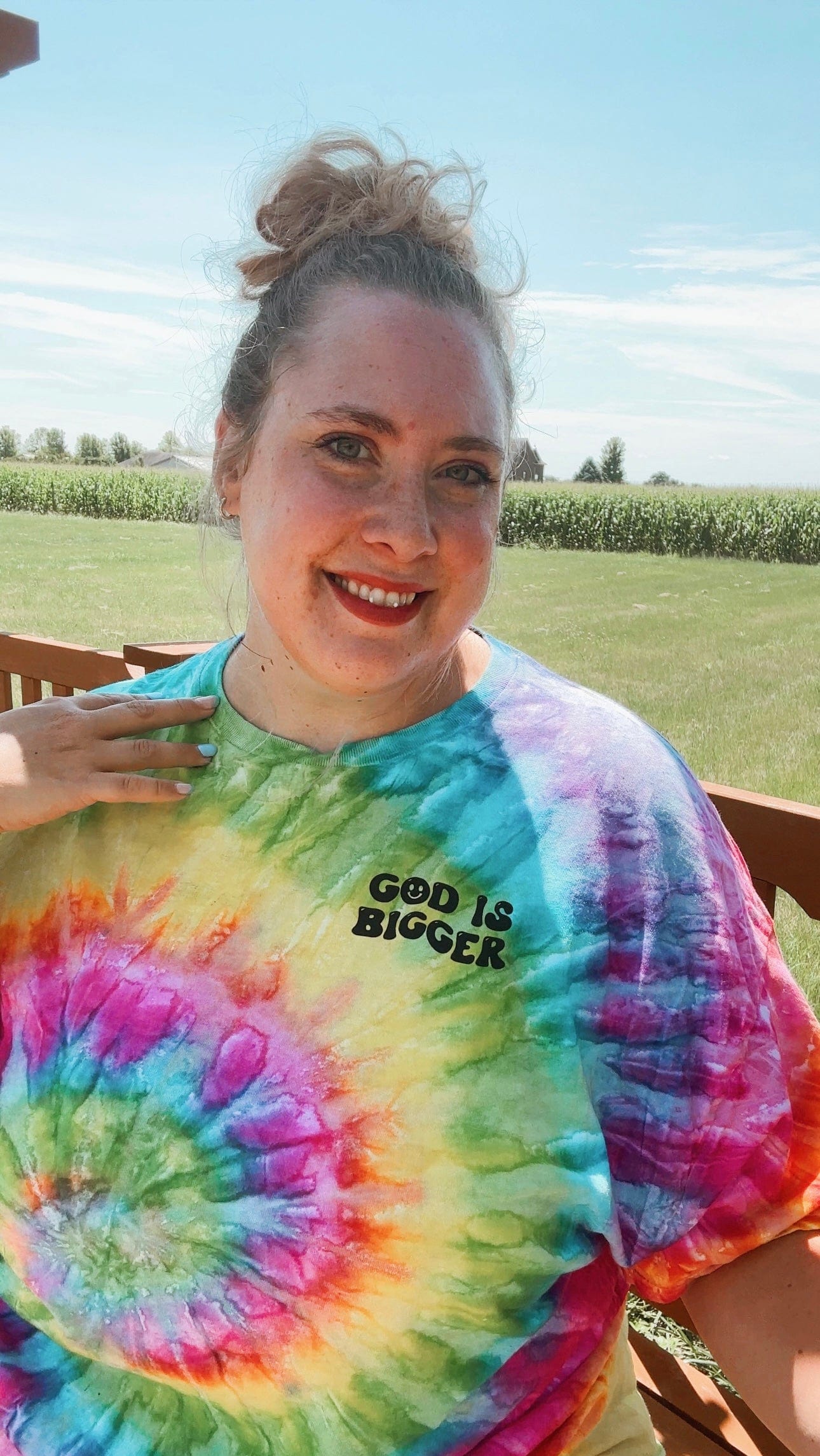 God Is Bigger Than Your Fear Tie Dye Unisex Shirt
