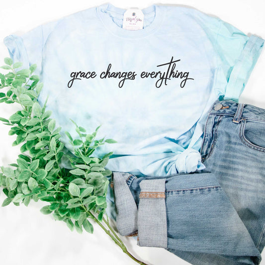 Grace Changes Everything Tie Dye Unisex Shirt