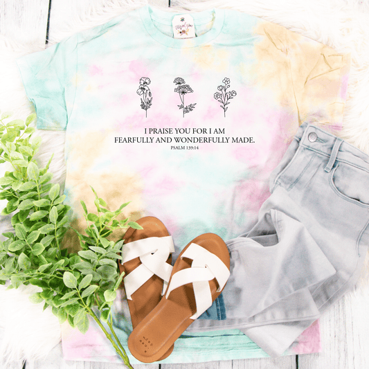 I Praise You Tie Dye Unisex Shirt