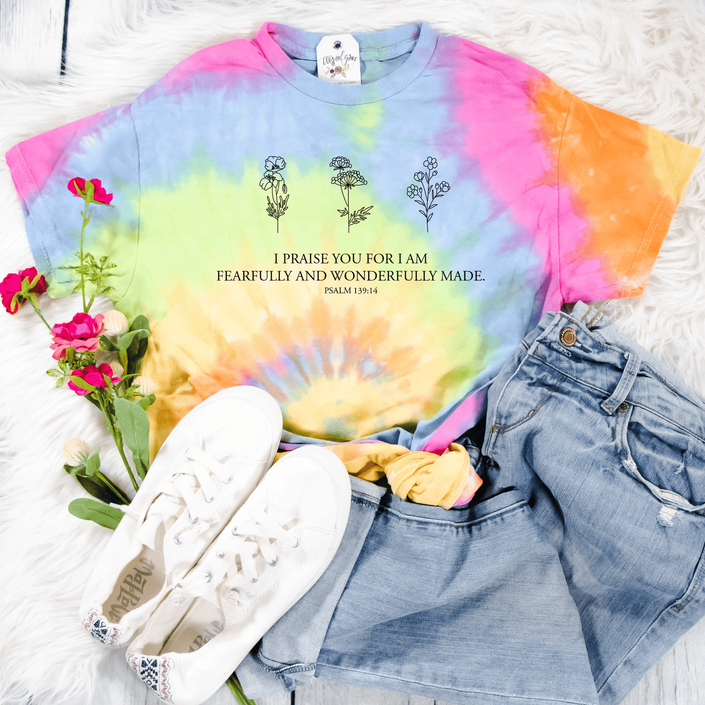 I Praise You Tie Dye Unisex Shirt